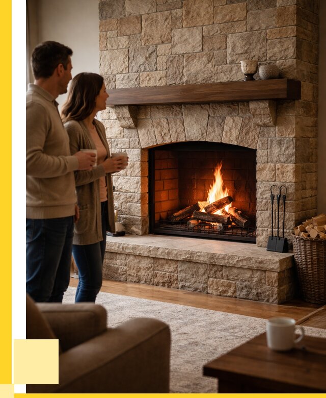 Каменные камины на заказ в Богородицке от 192348 р. | ЭриданБгд