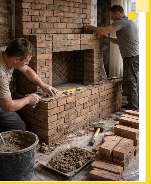 Изготовление и установка кирпичных каминов в Богородицке