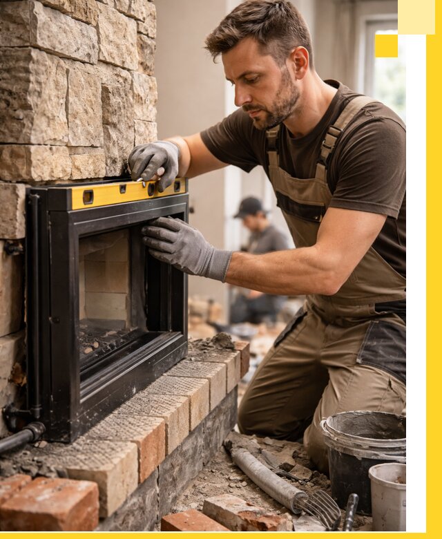 Дровяные камины под ключ в Богородицке: монтаж, обустройство