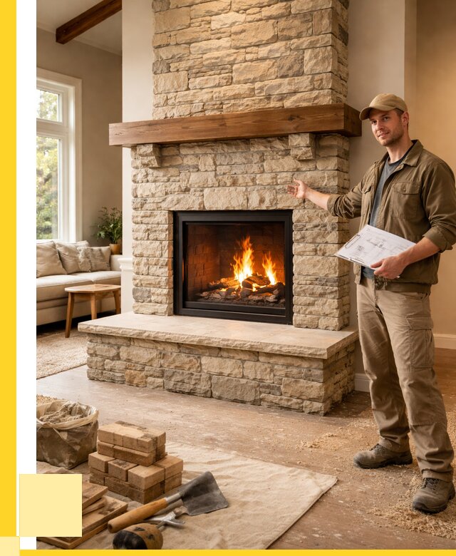 Камины под ключ в Богородицке от 192348 р. | ЭриданБгд — установка