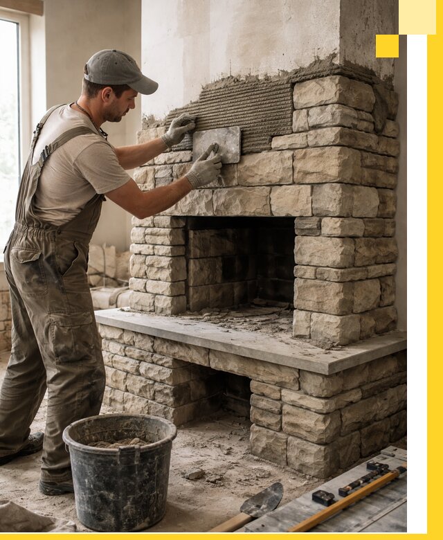 Строительство каминов под ключ в Богородицке от проектирования до монтажа