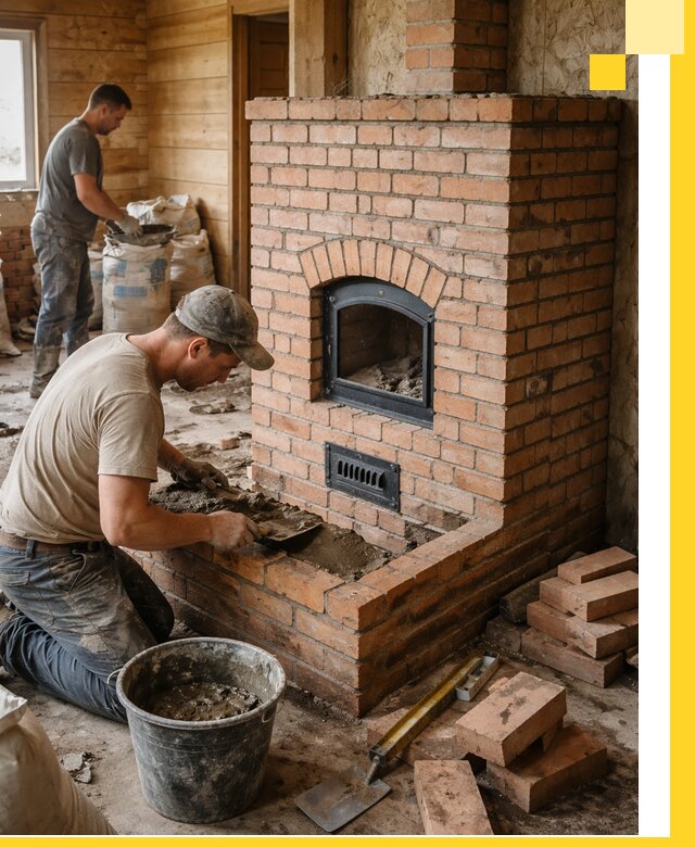 Профессиональное строительство печей в Богородицке под ключ