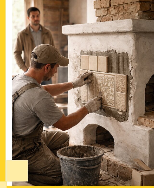 Отделка печей и банных печей в Богородицке от 37401 р. | ЭриданБгд