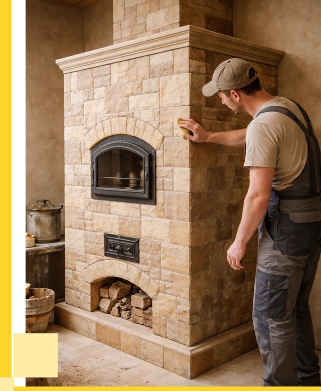 Облицовка печей в Богородицке от 4809 р. под ключ | ЭриданБгд