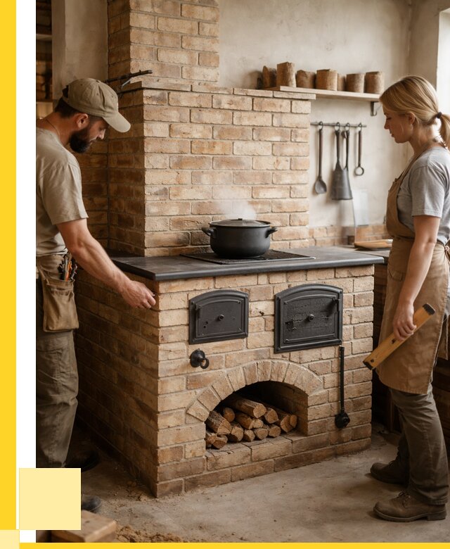 Варочно отопительные печи в Богородицке от 96174 р. | ЭриданБгд