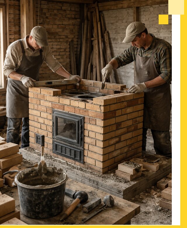 Изготовление и установка варочных печей под ключ в Богородицке