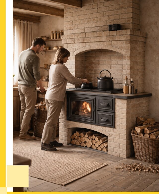 Печи с плитой в Богородицке от 48087 р. | ЭриданБгд — кирпичная печь