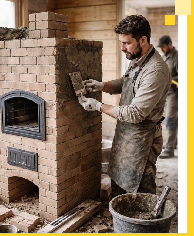 Изготовление и установка печей-шведок под ключ в Богородицке