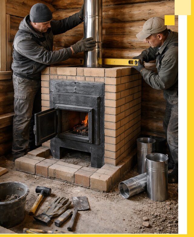 Проектирование, изготовление и установка банных печей в Богородицке