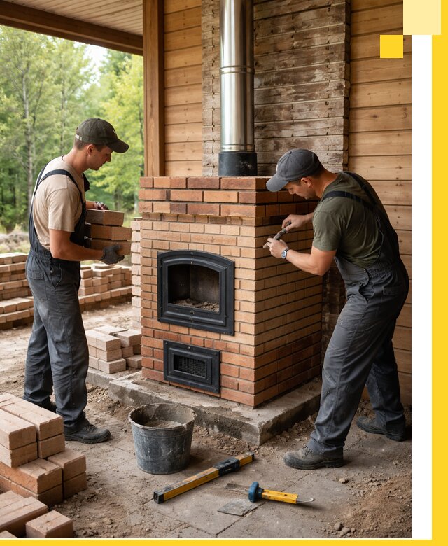 Производство и установка дачных печей под ключ в Богородицке