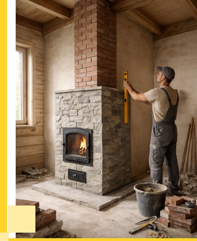 Печи и дымоходы под ключ в Богородицке от 48087 р., ЭриданБгд