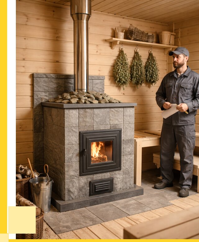 Печи для бани под ключ в Богородицке от 128232 р. | ЭриданБгд