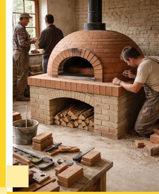 Помпейская печь дровяная для пиццы в Богородицке | ЭриданБгд от 213720 р.