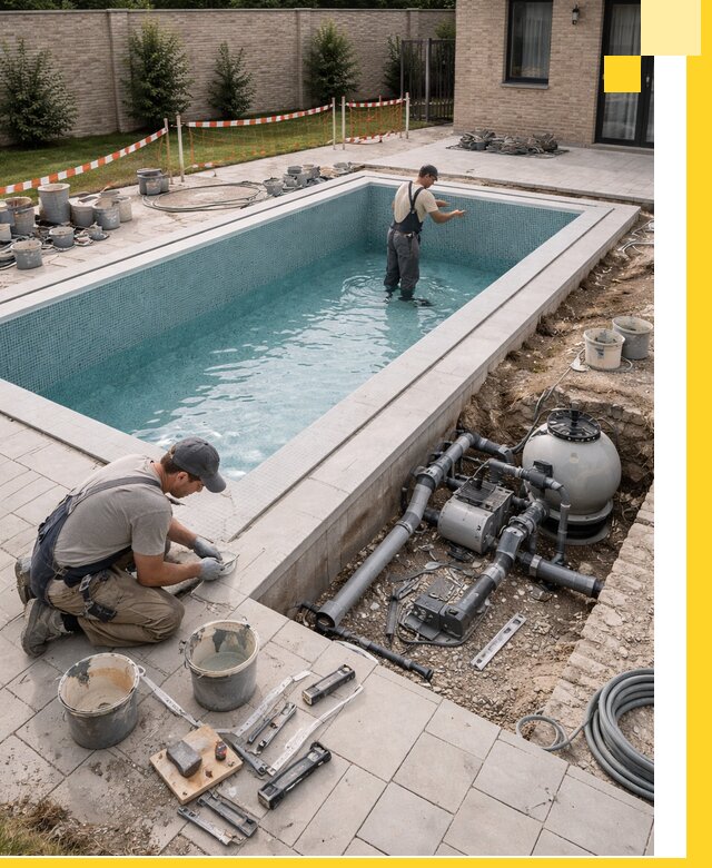 Строительство бассейнов под ключ в Богородицке: проекты и монтаж