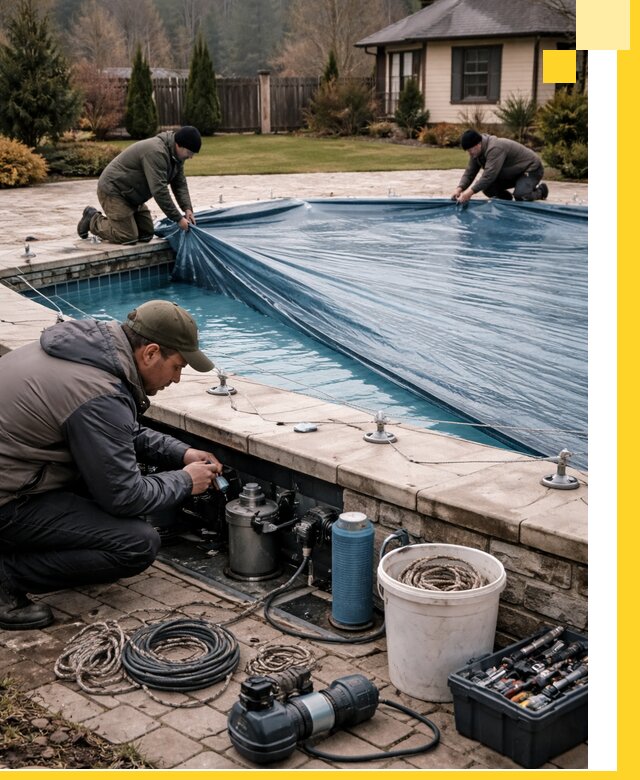 Консервация бассейнов в Богородицке: подготовка к длительному хранению