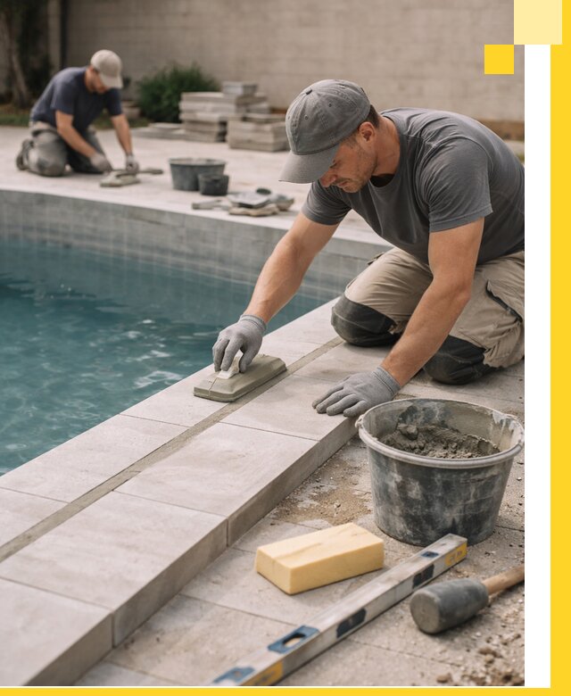 Отделка бассейнов в Богородицке: декоративная отделка и гидроизоляция