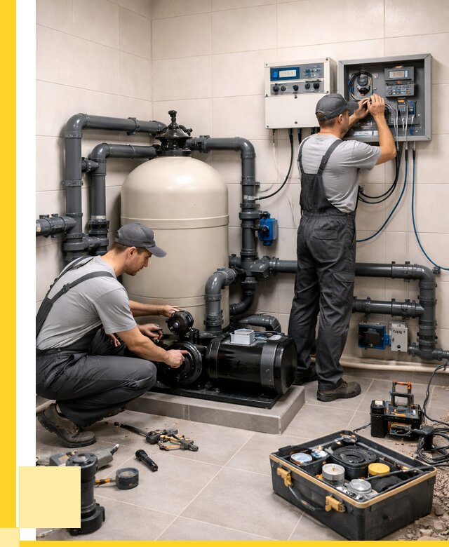 Монтаж оборудования для бассейнов в Богородицке от 42744 р. | ЭриданБгд