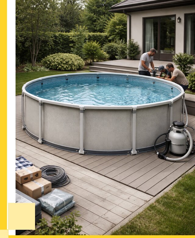 Купить каркасные бассейны в Богородицке от 48087 р. | ЭриданБгд