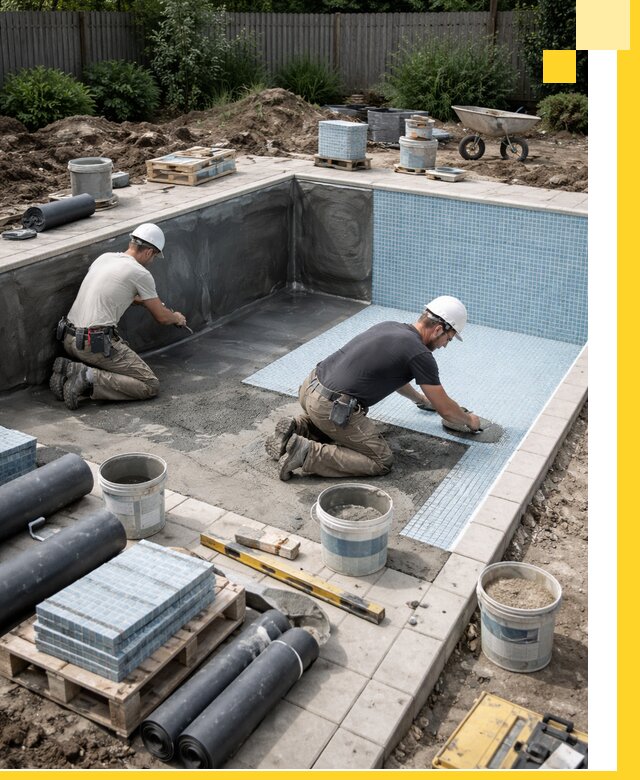 Проектирование и строительство стационарных бассейнов в Богородицке