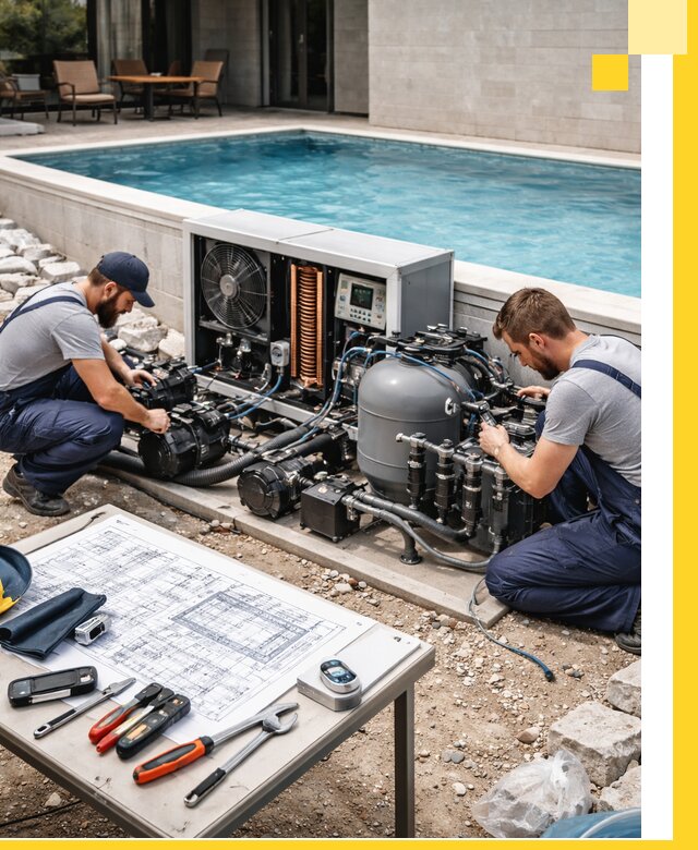 Проектирование и монтаж бассейнов с подогревом в Богородицке