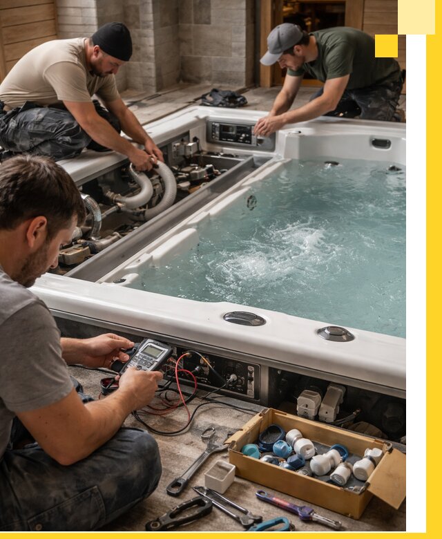 Гидромассажные бассейны под ключ в Богородицке, дизайн и монтаж