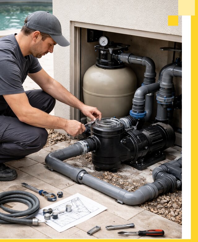 Поставка, монтаж и сервис насосов для бассейнов в Богородицке