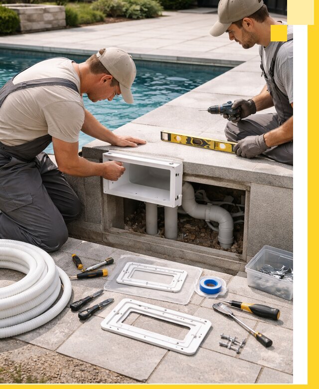 Поставка и установка скиммеров для бассейнов в Богородицке