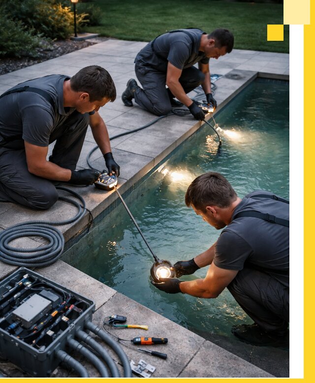 Профессиональное освещение бассейнов в Богородицке: дизайн и монтаж