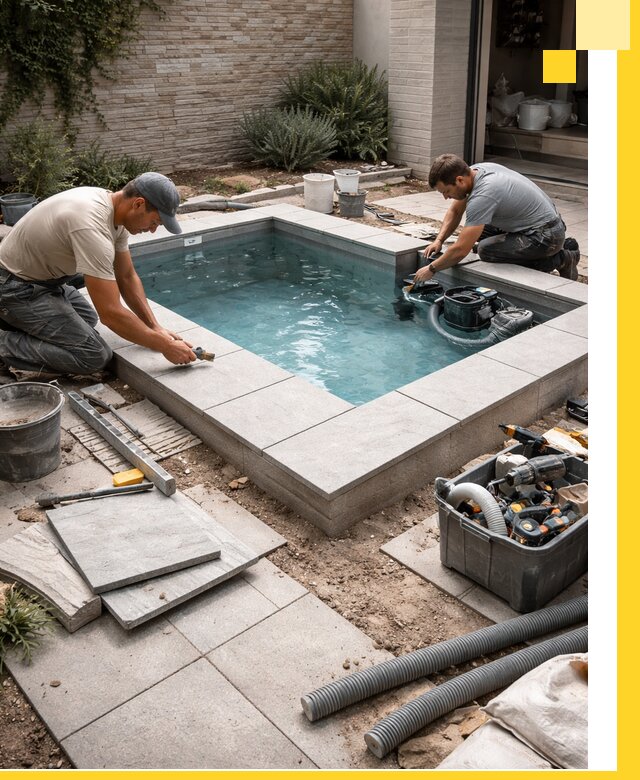 Мини бассейны под ключ в Богородицке, дизайн и установка