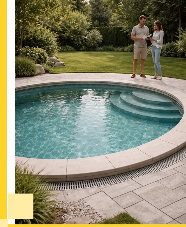 Круглые каркасные бассейны купить в Богородицке от 267150 р. | ЭриданБгд