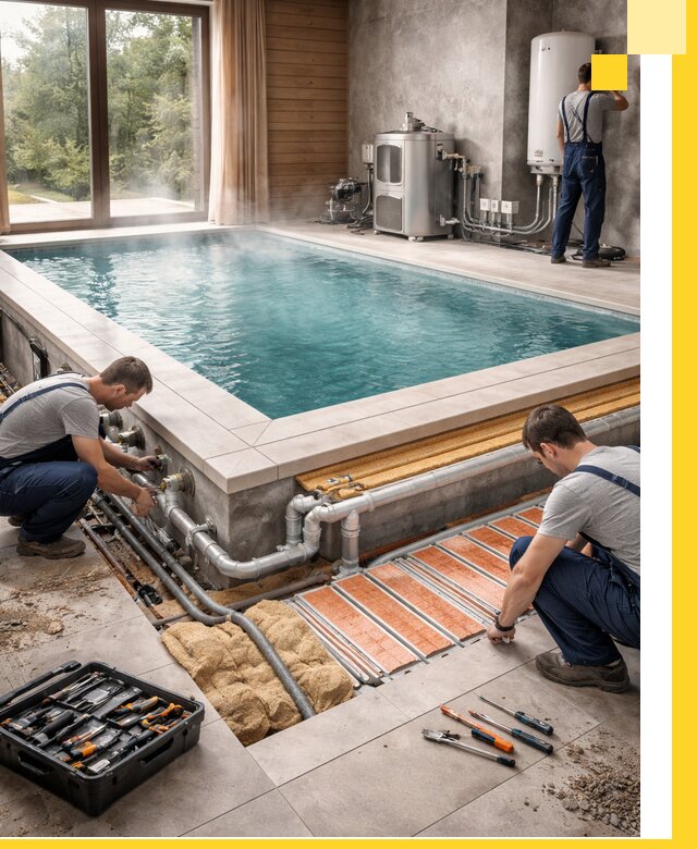 Проектирование и строительство тёплых бассейнов в Богородицке