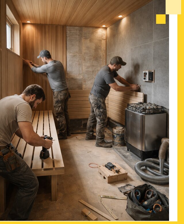Сауны под ключ в Богородицке, проектирование, строительство, отделка