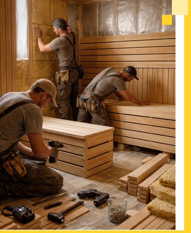 Профессиональное строительство саун под ключ в Богородицке