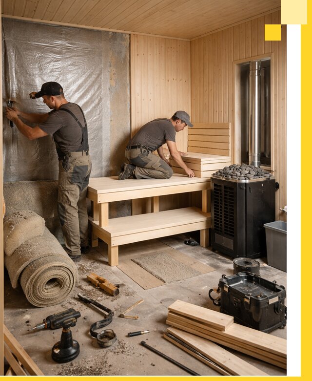 Проекты саун под ключ в Богородицке дизайн и строительство