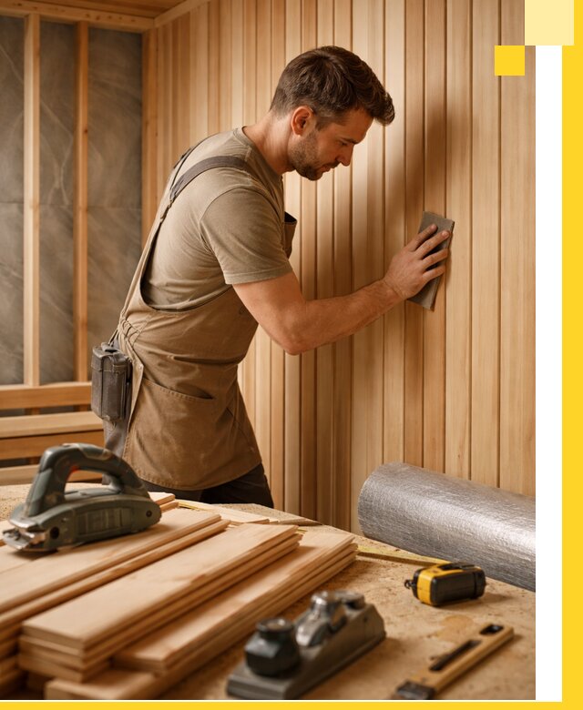 Профессиональная отделка саун и парных под ключ в Богородицке