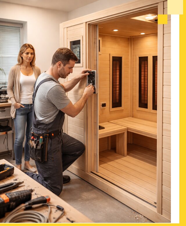 Инфракрасные сауны под ключ в Богородицке продажа и установка