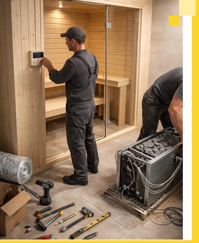 Поставка, установка и монтаж электрических саун в Богородицке