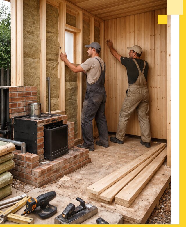 Строительство и установка дачных саун под ключ в Богородицке