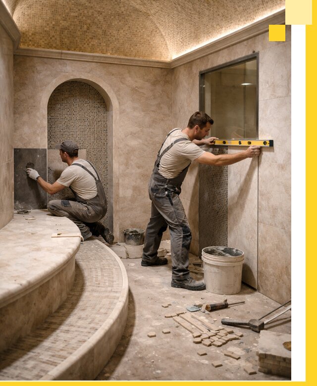 Проектирование и строительство саун с хамамом под ключ в Богородицке