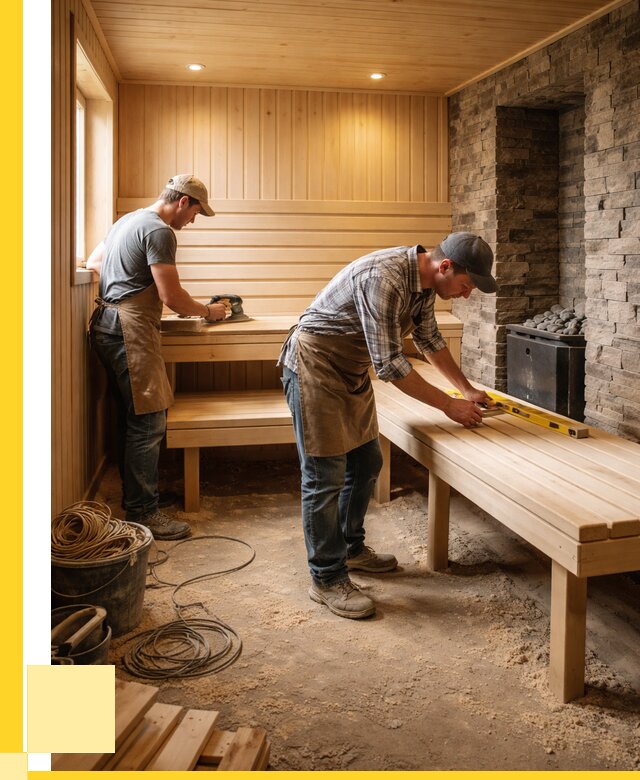 Отделка бани в Богородицке: внутренняя отделка от 3206 р. | ЭриданБгд