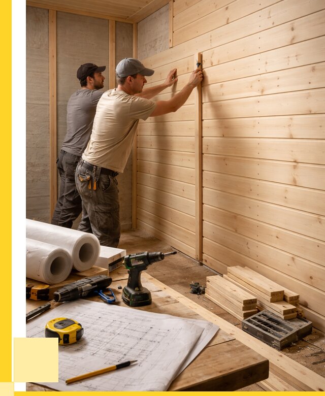 Обшивка бани вагонкой в Богородицке от 1282 р., ЭриданБгд