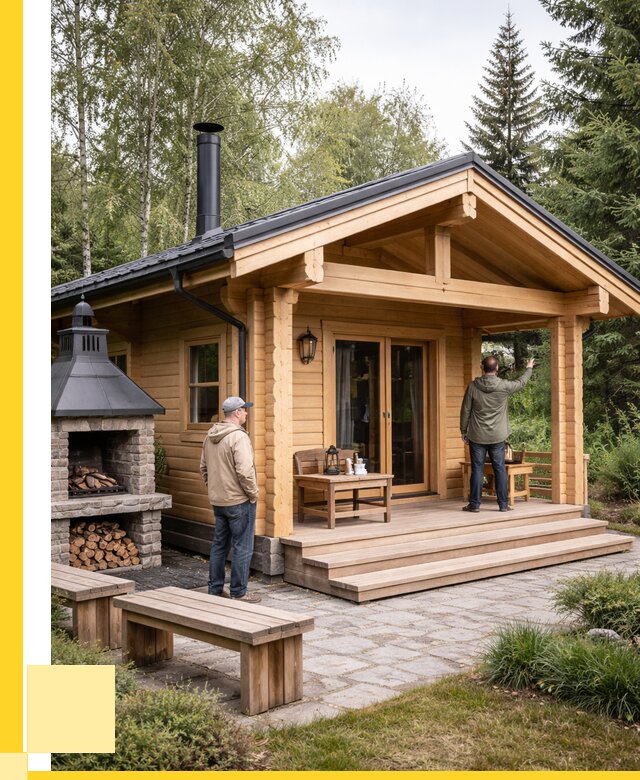 Деревянные бани под ключ в Богородицке от 480870 р. | ЭриданБгд