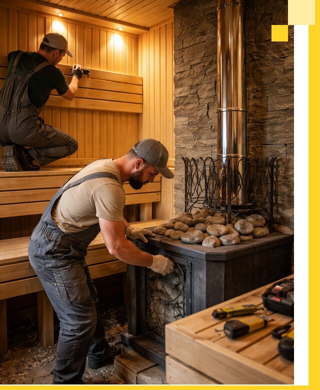 Комплексный дизайн бань, саун и зон отдыха в Богородицке