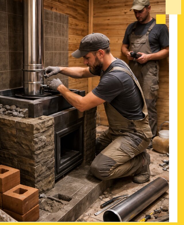 Изготовление и установка банных печей под ключ в Богородицке