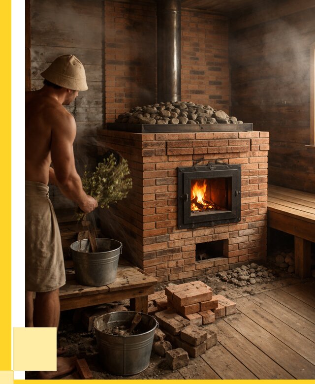 Кирпичные банные печи в Богородицке от 96174 р. | ЭриданБгд