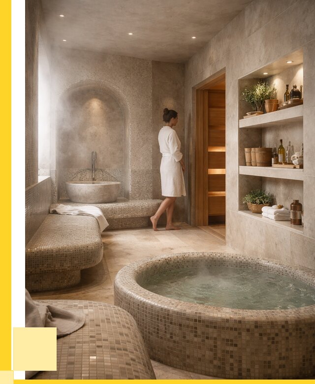 Строительство бани с хамамом в Богородицке от 801450 р. | ЭриданБгд