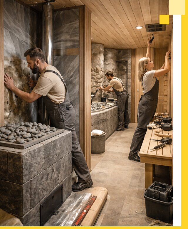 Строительство бань и SPA процедур в Богородицке под ключ и отделкой