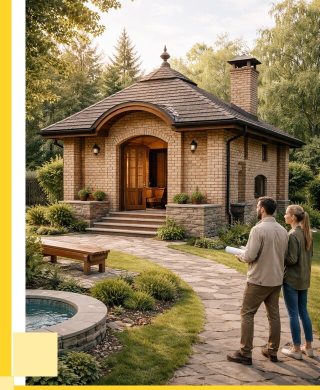 Проект кирпичной бани в Богородицке от 32058 р. | ЭриданБгд