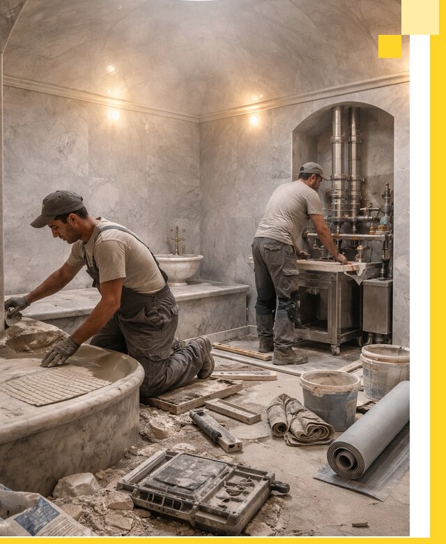 Строительство турецких бань хаммам под ключ в Богородицке