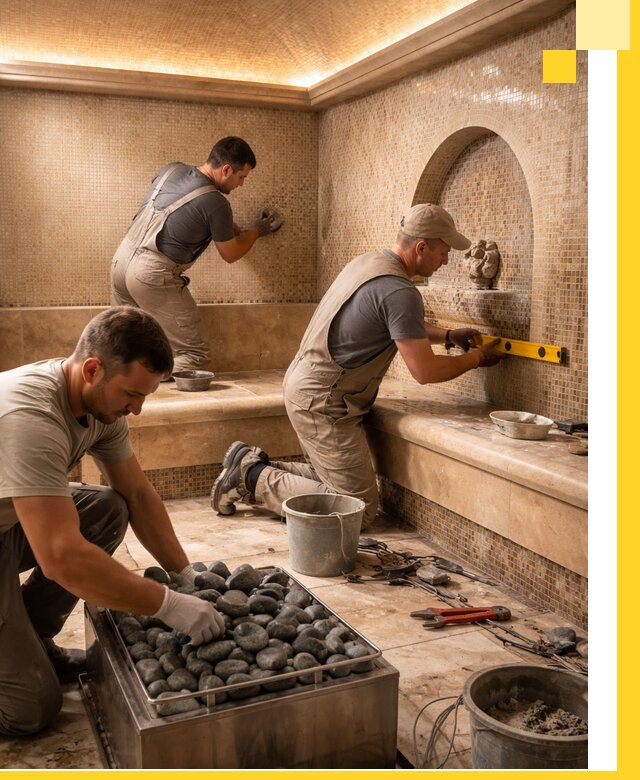 Проектирование и строительство хамама и сауны в Богородицке